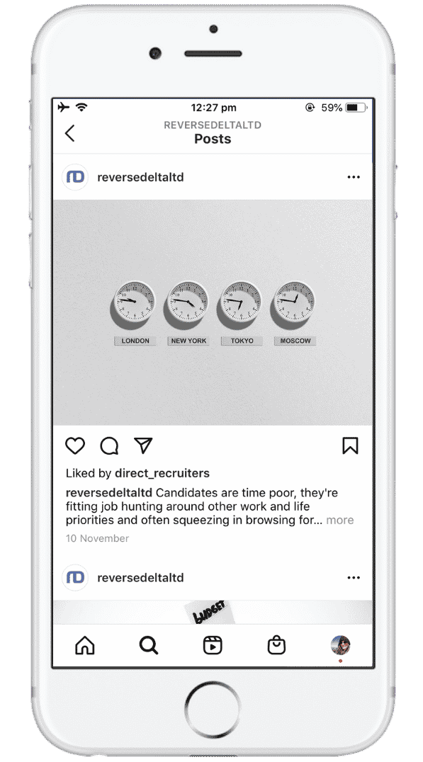 Reverse Delta Mobile Social Media Post Instagram