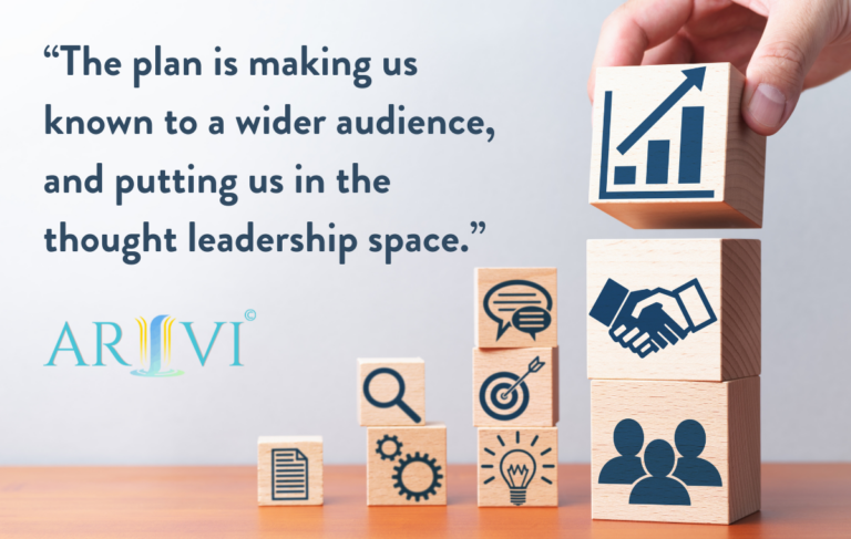 Aruvi build online presence and thought-leadership