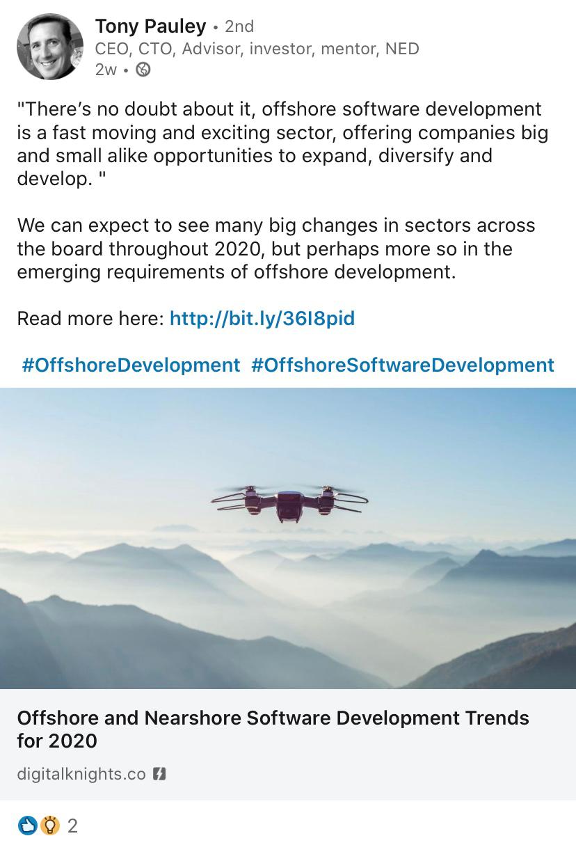 Nimbulent LinkedIn Post For 100 Pound Social Review