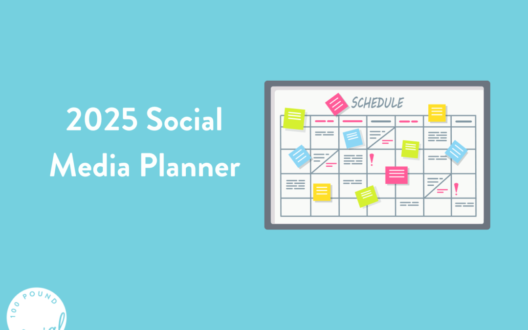 FREE 2025 Social Media Planner