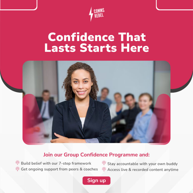Have you registered your interest for our upcoming Group Confidence Programme?