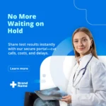 Patients frequently call for their test results, which can delay treatment and burden reception lines.