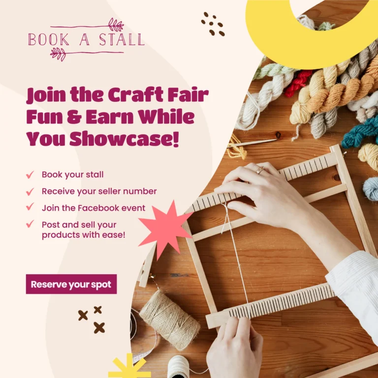 We're hosting a Craft Fair.