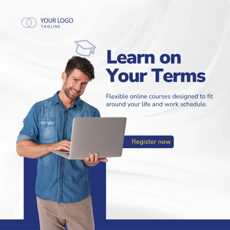 One of the many benefits of online courses is that they are super flexible.