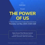 We are pleased to share that the Plymouth Institute of Education Open Journal has offered to devote a special issue of their peer-reviewed journal to the Power of Us Conference!