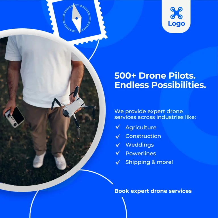 We have 500+ pilots ready to deploy both aerial and underwater drones, covering a huge array of tasks and industries.