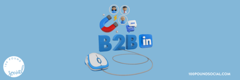 Blog Post Feature Image Graphics_12 LinkedIn Post Ideas for B2B Businesses to Attract Leads