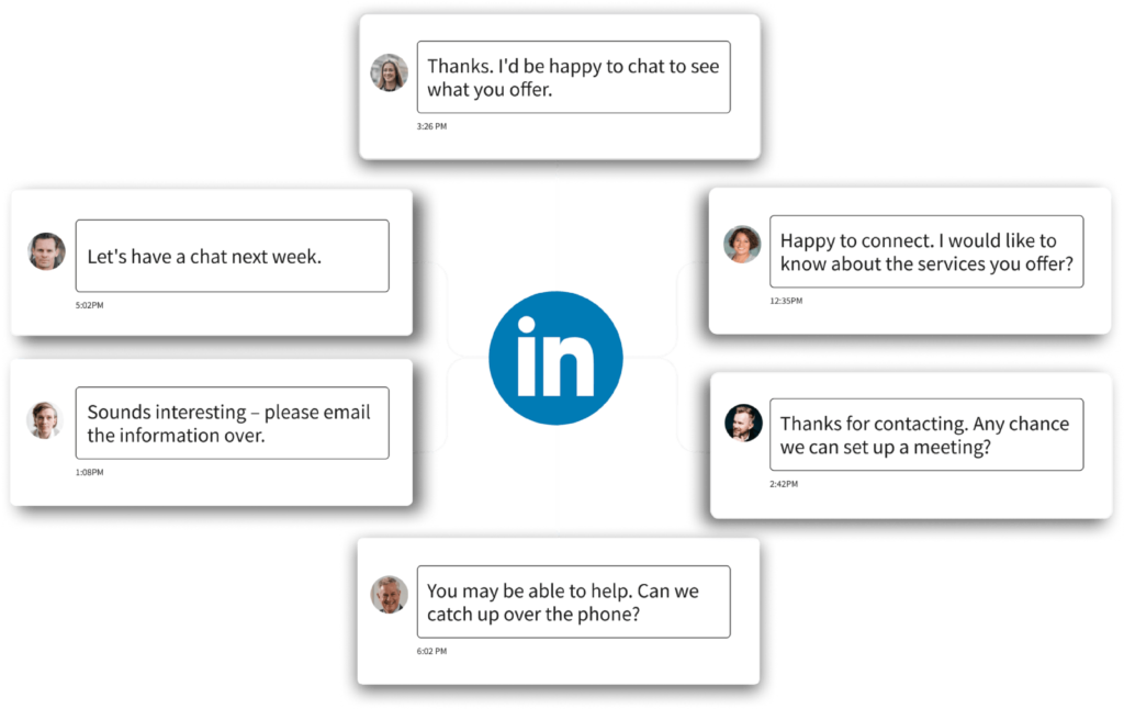 LinkedIn Post Impressions: Track, Analyse & Improve in 2026 1 example LinkedIn messages