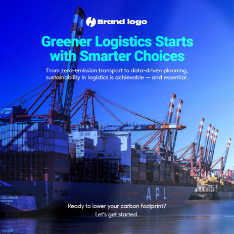 Given that freight transport accounts for about 8% of energy-related carbon emissions, sustainability in logistics is more important than ever.
